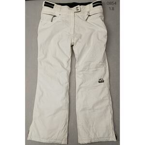 Marker (14) Women's Eggshell White Nylon Snow/Ski Pants